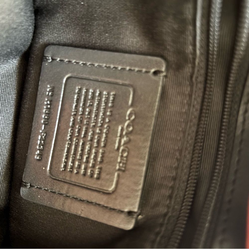 Coach Black Leather Crossbody Bag - Picture 6 of 11
